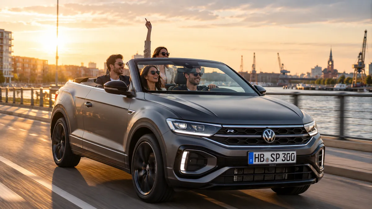 Gemeinsamer Ausflug im Cabrio